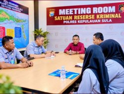 Kemenkum Malut Koordinasi dengan Polres Kepulauan Sula, Petakan Potensi Pelanggaran KI