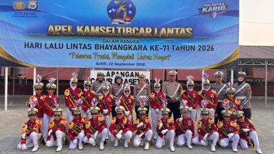 Pocil Polres Ternate Juara Satu Lomba Hari Lalu Lintas Bhayangkara ke-71, Bawa Pulang Bonus Rp10 Juta