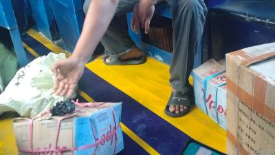Penyelundup Cap Tikus Kabur, 2 Kardus Miras Diamankan Polsek Ternate Utara 