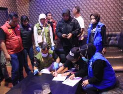 Pengunjung THM Positif THC Saat Razia Gabungan BNN-Polri-TNI