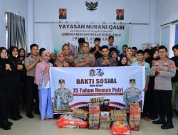 Sambut HUT ke-75 Humas Polri, Bidhumas Polda Malut Bagi Kebahagiaan di Panti Asuhan