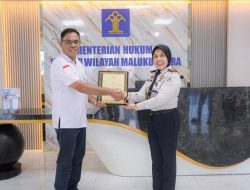 Kemenkum Malut Serahkan Sertifikat Hak Cipta E-Book Inovasi Isi-Pelita kepada LPKA Kelas II Ternate