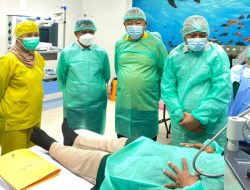 Kajati Malut bersama Wagub Pantau Langsung Operasi Katarak Gratis 300 Pasien di RSUD CB Ternate