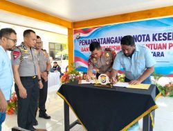 Kapolda Malut Teken MoU Beasiswa Rumah untuk Anggota