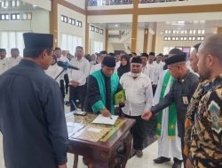 Lantik 235 Anggota BPD Maba, Bupati Ubaid : Jangan Cari Untung Pribadi