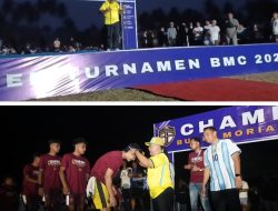 Bupati Piet Hein Babua Tutup Turnamen Bukit Moria Cup I 2026, Wayamato FC Keluar Sebagai Juara